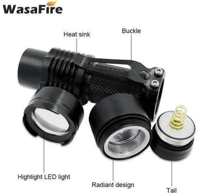 Alt view image 5 of 5 - 395nm UV Flashlight Led Ultra Violet Light Mini Torch Lamp Small UV Purple Linterna for Marker Checker Cash Detection