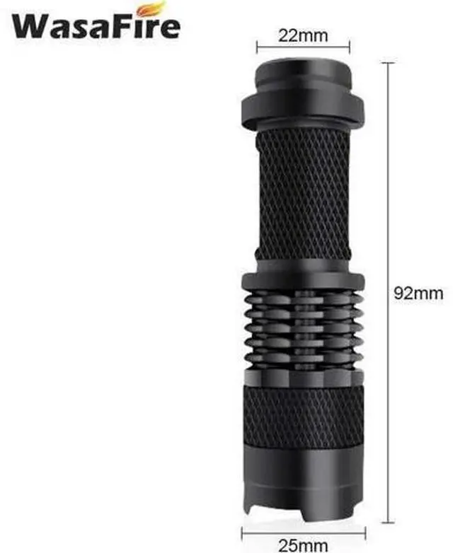 Alt view image 4 of 5 - 395nm UV Flashlight Led Ultra Violet Light Mini Torch Lamp Small UV Purple Linterna for Marker Checker Cash Detection