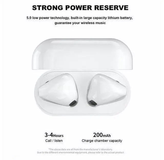 Alt view image 2 of 5 - Pro 4 Wireless Headphones TWS Bluetooth Earphone HiFi Music In Ear Earbuds Sport Gaming Headset For IOS Android Phone