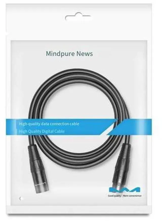 Alt view image 2 of 4 - Luxun professional Shannon male-to-female extension cable, Shannon audio cable, audio mixing console, microphone, 5-meter Shannon cable
