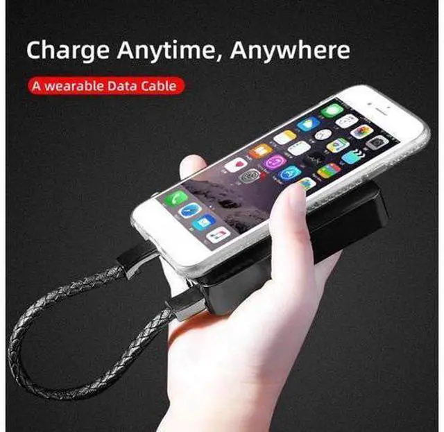 Alt view image 2 of 5 - bracelet USB C micro USB charger cable phone fast charging cable for iPhone 11 Pro Max X XR XS iPad plus S8