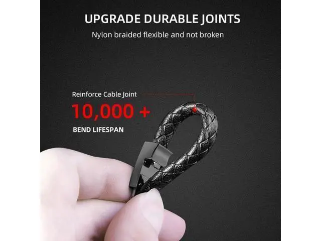 Alt view image 5 of 5 - bracelet USB C micro USB charger cable phone fast charging cable for iPhone 11 Pro Max X XR XS iPad plus S8
