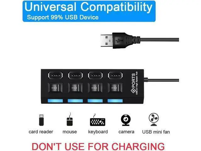 Alt view image 5 of 5 - Speed USB Hub 3.0 USB Splitter Multi USB 2.0 Hub Multiple 4/7 Port Hab Splitters For PC Computer Accessories
