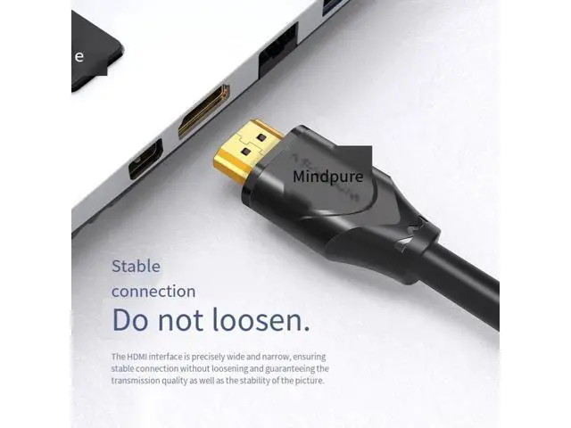 Alt view image 2 of 4 - hdmi extension cable, hdmi male to Female 2.0 version, 4K60hz computer monitor high-definition extension cable, with an hdmi extension of 1.5 meters