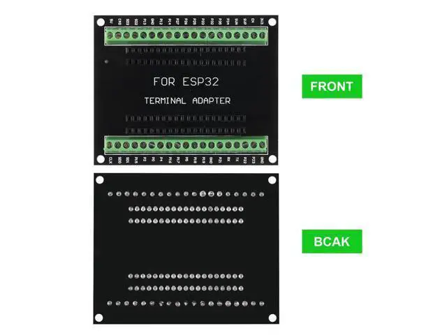 Alt view image 2 of 7 - anicorn 5PCS ESP32 Breakout Board GPIO 1 into 2 for 38PIN No Mounting Hole Version ESP32 ESP-WROOM-32 ESP32 ESP-32S Development Board