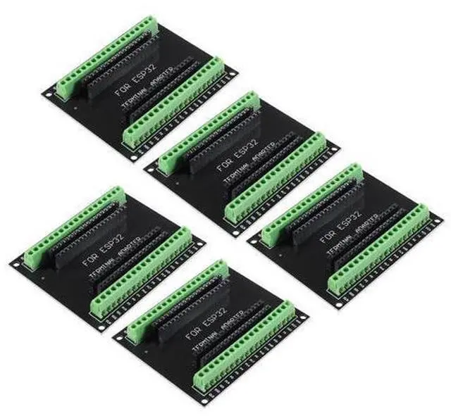 Main image of anicorn 5PCS ESP32 Breakout Board GPIO 1 into 2 for 38PIN No Mounting Hole Version ESP32 ESP-WROOM-32 ESP32 ESP-32S Development Board