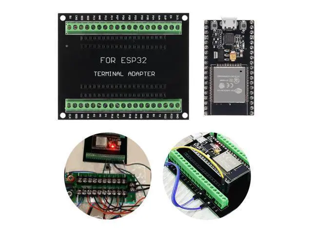 Alt view image 5 of 7 - anicorn 5PCS ESP32 Breakout Board GPIO 1 into 2 for 38PIN No Mounting Hole Version ESP32 ESP-WROOM-32 ESP32 ESP-32S Development Board