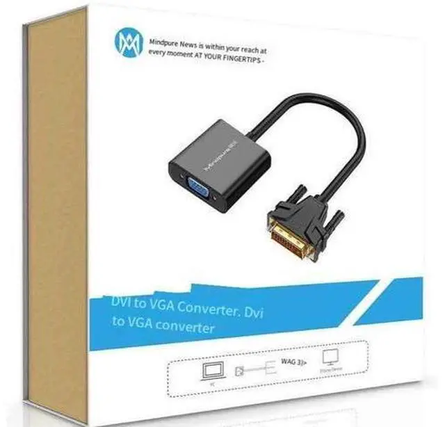 Alt view image 2 of 4 - dvi to vga converter, 24+1 dvi to vga adapter, high-definition to vga conversion for computer set-top box
