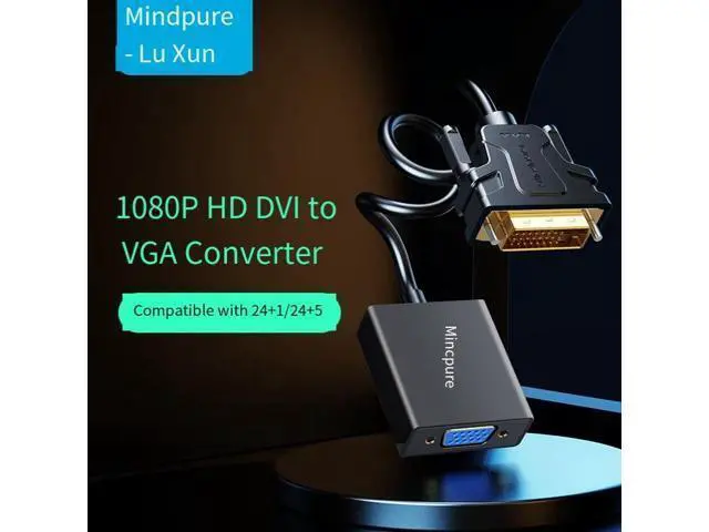 Alt view image 4 of 4 - dvi to vga converter, 24+1 dvi to vga adapter, high-definition to vga conversion for computer set-top box