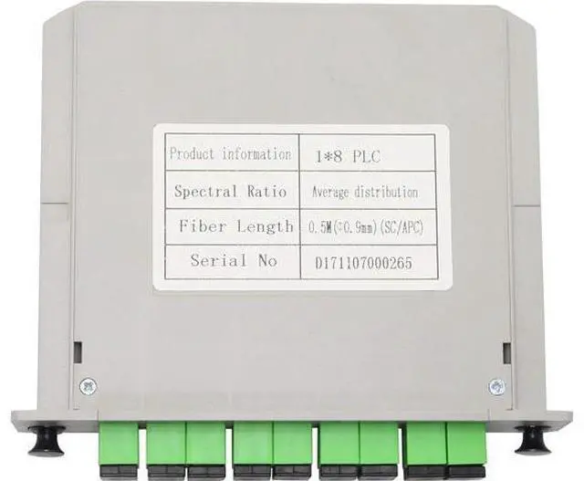 Alt view image 5 of 5 - PLC Splitter,1x8 SC/APC Cassette Card Inserting PLC Splitter Module 1:8 Ports Fiber Optical PLC Splitter for Home Wiring, Engineering Projects, Fiber Optic LAN