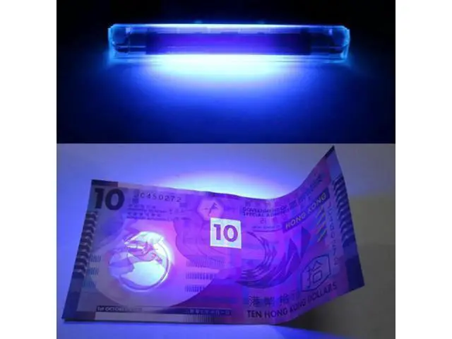 Alt view image 2 of 5 - I Mini Portable Lamp UV Flashlight LED Blacklight Ultraviolet Portable Lighting Handheld Torches