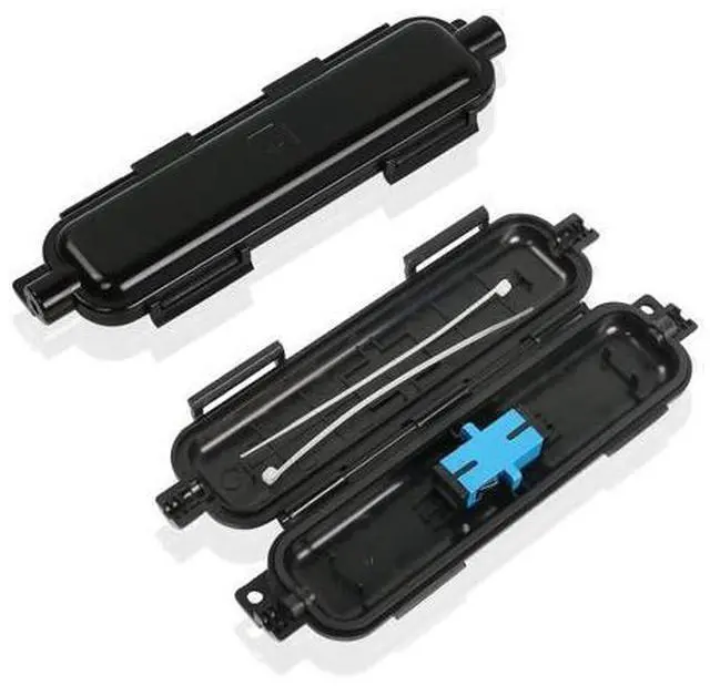 Main image of Optical Fiber Waterproof Box FTTH Drop Cable Protection Box for Indoor and Outdoor Fiber Connection Protection(2-Pack)