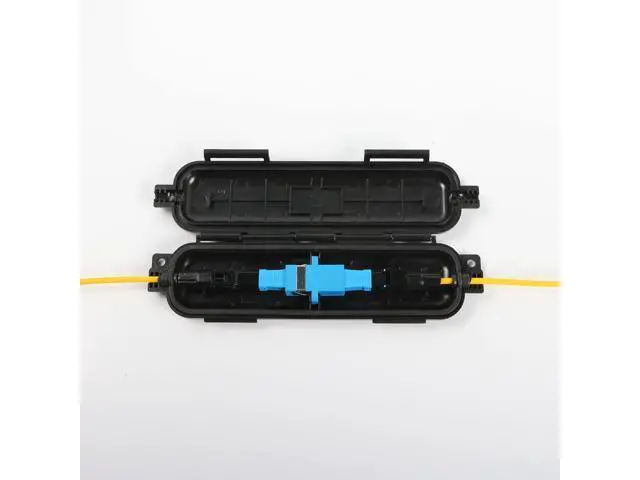 Alt view image 6 of 6 - Optical Fiber Waterproof Box FTTH Drop Cable Protection Box for Indoor and Outdoor Fiber Connection Protection(2-Pack)