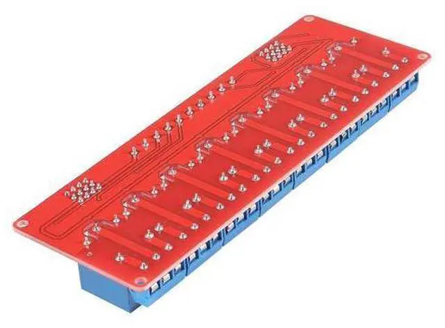 Alt view image 7 of 7 - 2PCS 12V Relay Module With Optocoupler Isolation - High and Low Level Trigger - Red Board (8 Channel)
