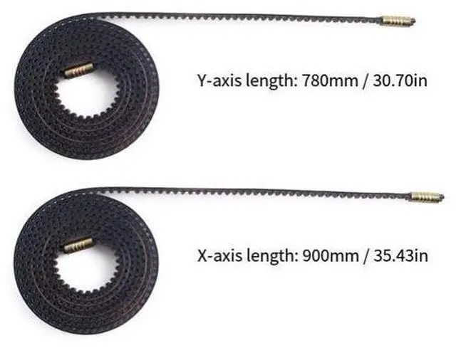 Alt view image 3 of 5 - anicorn High-quality belt kit - high-pressure resistant and wear-resistant synchronous belt 3D printed accessories