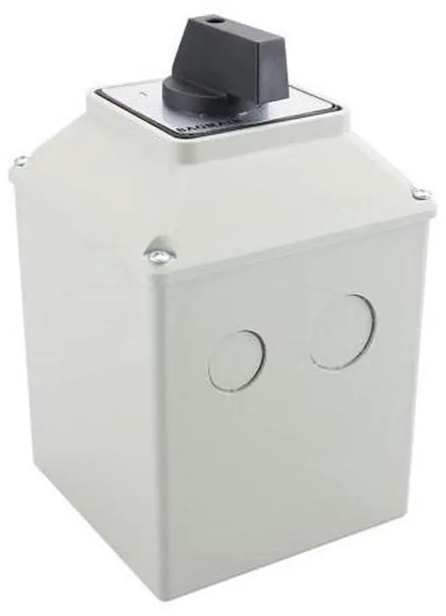 Alt view image 3 of 7 - Baomain Universal Rotary Changeover Cam Switch SZW26-63/D303.3D 660V 63A 3 Position 3 Phase with Master Switch Exterior Box LW28-63/4