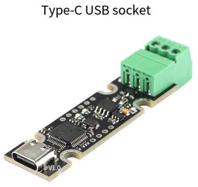 Alt view image 4 of 4 - anicorn 3D printer accessory USB to CAN adapter - Supports CandleLight / CAnable / Klipper