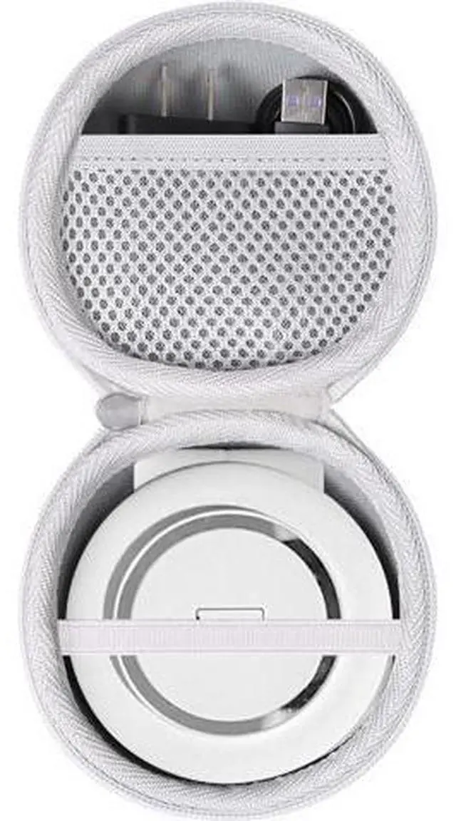 Main image of Khanka Hard Travel Case Replacement for UCOMX Nano Magnetic 2 in 1 Wireless Charger, Wireless Folding Charging Station, Case Only (White)