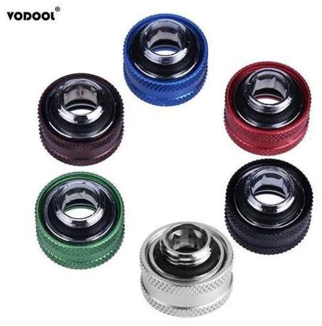Alt view image 6 of 6 - 1pc Water Cooling G1/4 Thread 14mm Rigid Hard Tube Extender Connector Water Block Fittings For PC Computer Water Cooling System