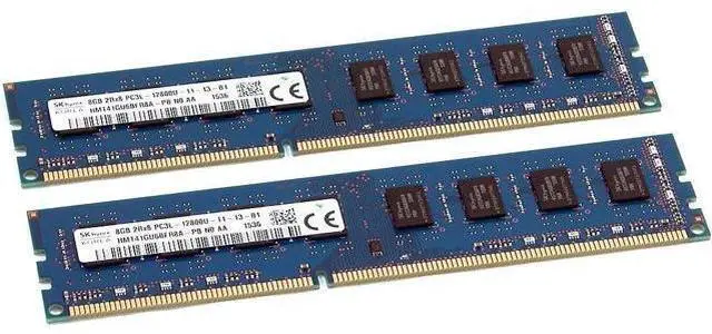 Main image of HMT41GU6BFR8A-PB 2x8GB (16GB Total) 2Rx8 PC3L-12800U Desktop Memory