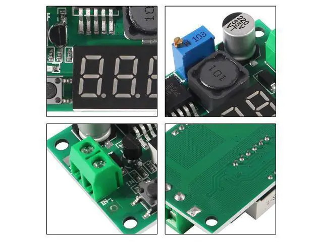 Alt view image 5 of 5 - anicorn 10PCS LM2596 LM2596S DC-DC Buck Converter Voltage Regulator Adjustable DC to DC 4.0-40V to 1.25-37V 2A Power Supply Module with LED Voltmeter Display