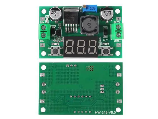 Alt view image 6 of 6 - anicorn 5Pack LM2596 LM2596S DC-DC Step Down Variable Volt Regulator Input 3.0-40V Output 1.5-35V Adjustable Buck Converter Electronic Voltage Stabilizer Power Supply Module with LED Display