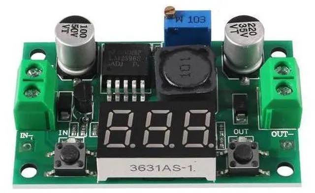 Alt view image 2 of 5 - anicorn 10PCS LM2596 LM2596S DC-DC Buck Converter Voltage Regulator Adjustable DC to DC 4.0-40V to 1.25-37V 2A Power Supply Module with LED Voltmeter Display