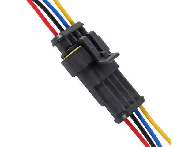 Alt view image 6 of 7 - anicorn 10PACK 16 AWG Way Car Waterproof Electrical Connector,4 pin Plug Auto Electrical Wire Connectors Marine for Car, Truck, Boat, Motorcycle, Trike, Caravan, Marine