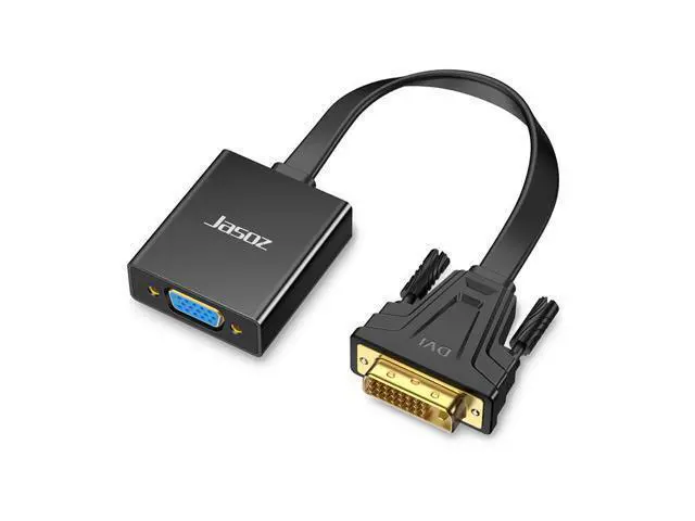 Alt view image 2 of 4 - DVI to VGA Converter - 24+1 Computer Connection Cable - Display High-Definition Conversion Cable - DVI TO VGA Adapter B106 DVI/VGA cable with conversion chip 1.8 meters long