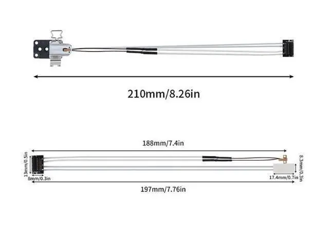 Alt view image 5 of 5 - 3D printer accessories - applicable to Tuozhu A1/A1 mini hot end installation kit with thermistor/heat wire