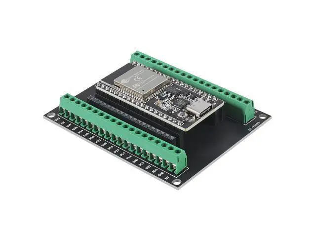 Alt view image 7 of 7 - anicorn 2Sets USB C 38 Pin ESP32 ESP-32D ESP-WROOM-32 CP2012 WiFi+Bluetooth Dual Core Type-C Interface ESP32-DevKitC-32 Development Board Module with ESP32 Breakout Board Shield Terminal Adapter