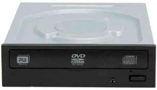 Main image of anicorn IHAS124-14 Black SATA 24x DVD DVDRW Bulk without Software
