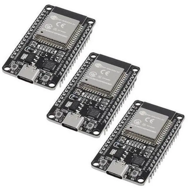 Main image of anicorn 3PCS Type c 30pins CP2102 ESP-WROOM-32 ESP32 ESP-32S Development Board 2.4GHz Dual-Mode WiFi + Bluetooth Dual Cores Microcontroller Processor Integrated with Antenna RF AMP Filter AP STA