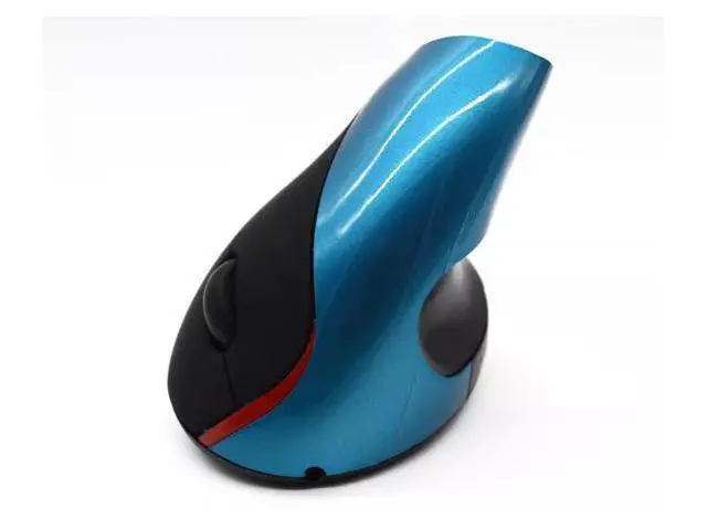 Alt view image 2 of 4 - anicorn Ergonomic vertical second-generation wired mouse with USB optical 5-button wireless charging mouse with a hand-held upright wrist support Grey Wired version