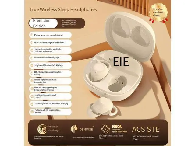 Alt view image 4 of 4 - 2025 Cross-border bestseller Sleep Bluetooth Headphones X62 Wireless Noise-cancelling Sports and Gaming in-ear Bluetooth Headphones Universal