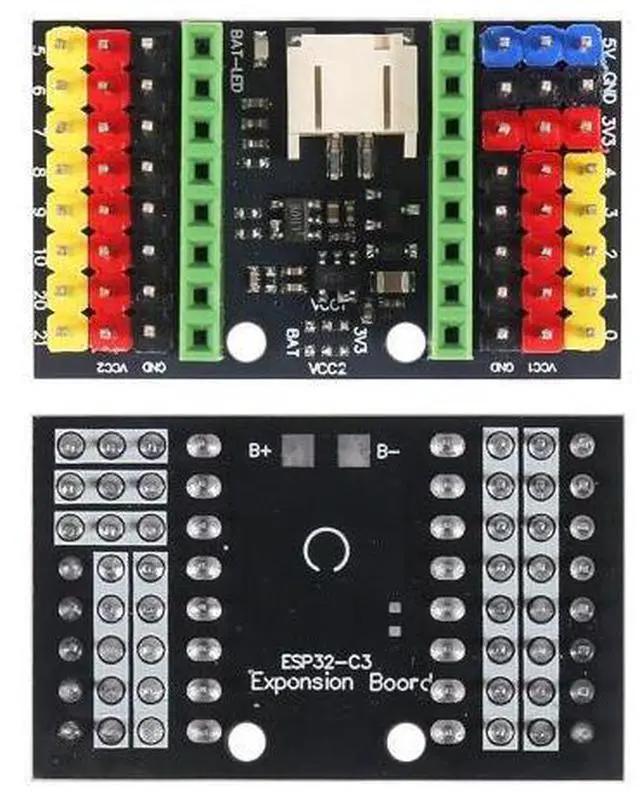 Alt view image 2 of 7 - anicorn 2PCS ESP32-C3 MINI Development Board Extended/Expansion Board, Esp32 C3 Esp32-c3 Super Mini 4MB Wi-Fi B-luetooth Development Board(Only Expansion Board)