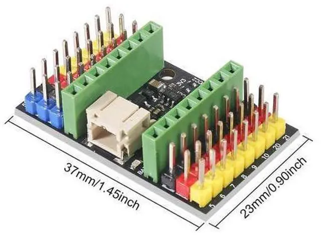 Alt view image 4 of 7 - anicorn 2PCS ESP32-C3 MINI Development Board Extended/Expansion Board, Esp32 C3 Esp32-c3 Super Mini 4MB Wi-Fi B-luetooth Development Board(Only Expansion Board)