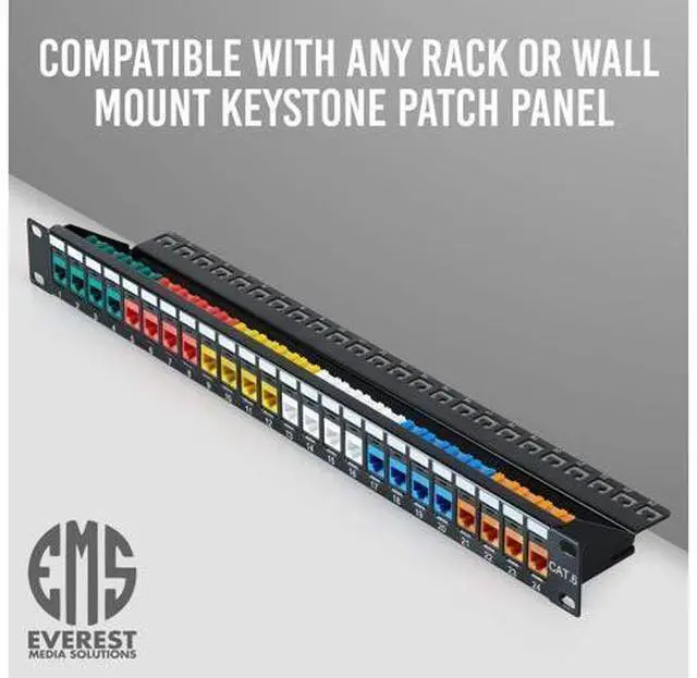 Alt view image 5 of 5 - GTZ Bundle - 2 Items: RJ45 Cat6 Keystone Jacks, 20 Pack - Red + RJ45 Cat6 Pass Through Connectors, Pack of 50