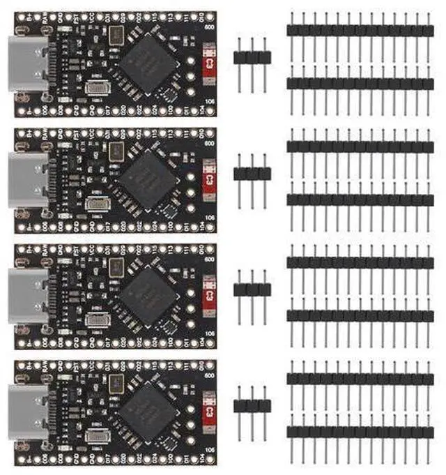 Main image of anicorn 4PCS NRF52840 Development Board,Pro Micro NRF52840 Development Board Wireless Bluetooth Charging Management Module 2.4GHz