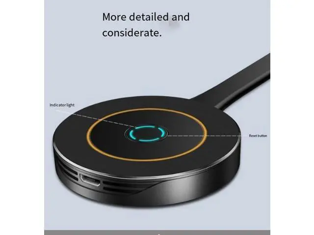 Alt view image 4 of 4 - G11 intelligent wireless multi-screen device for connecting mobile phone to TV and projector for high-definition 4K transmission. Supports 5G dual-band and both horizontal and vertical screen display.