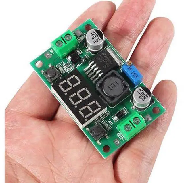Alt view image 4 of 5 - anicorn 10PCS LM2596 LM2596S DC-DC Buck Converter Voltage Regulator Adjustable DC to DC 4.0-40V to 1.25-37V 2A Power Supply Module with LED Voltmeter Display