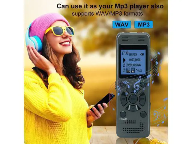 Alt view image 2 of 4 - High-definition intelligent noise reduction and control recording portable portable conference student class recording voice recorder