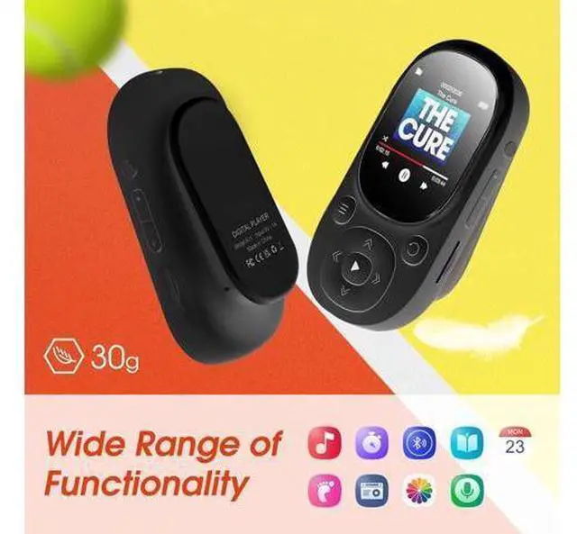 Alt view image 4 of 5 - Bluetooth sports MP3 lossless music player, Bluetooth portable device blue 64GB