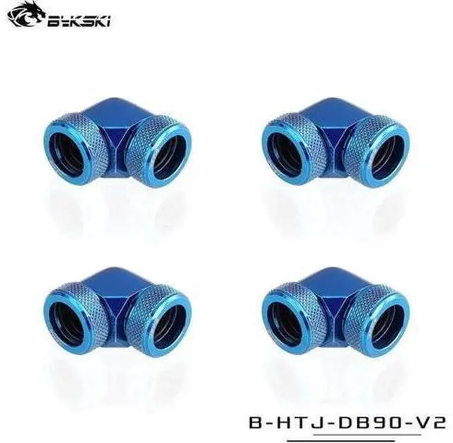 Alt view image 3 of 5 - Hard Tube Fitting With 90 Degree Water Cooling 90° Connector Adapter Suitable For OD14mm Rigid Pipe Component