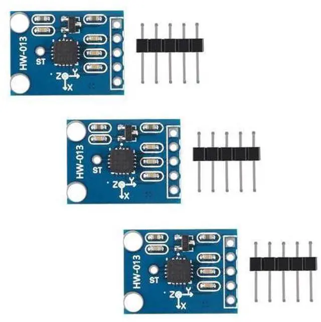 Main image of anicorn 3PCS ADXL335 3-Axis Accelerometer Angular Transducer Sensor GY-61 Module Analog Output 3-5V