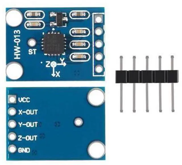 Alt view image 2 of 5 - anicorn 3PCS ADXL335 3-Axis Accelerometer Angular Transducer Sensor GY-61 Module Analog Output 3-5V