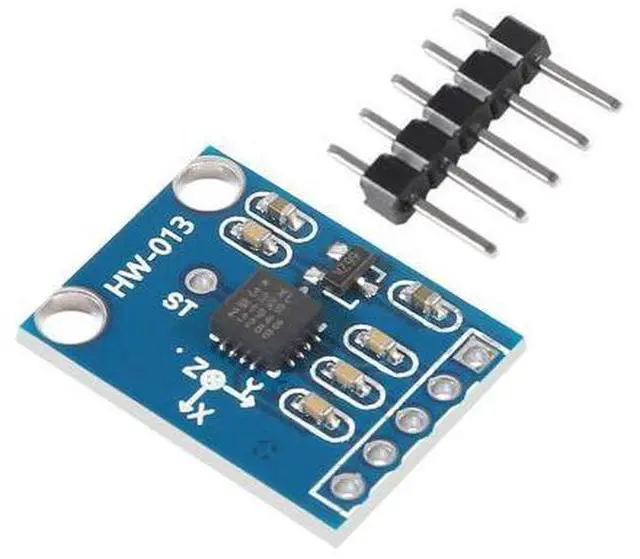 Alt view image 3 of 5 - anicorn 3PCS ADXL335 3-Axis Accelerometer Angular Transducer Sensor GY-61 Module Analog Output 3-5V