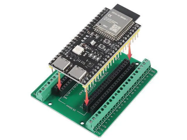 Alt view image 7 of 7 - anicorn 2Sets ESP32-S3-N8R2 ESP32-S3 44Pin Type-C Development Board Wi-Fi + BLE MCU Module Integrates Complete Wi-Fi and BLE Functions with Expansion Adapter Kit