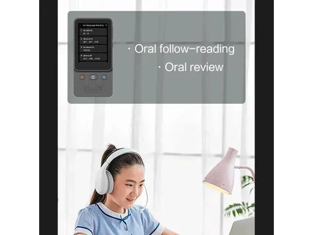 Alt view image 6 of 7 - Language Translator Device, 138 Languages 2 Way Real Time Smart Voice Translator with WiFi Bluetooth, Recording, Noise Canceling Mic, 3 Inch HD Touch Screen Portable Recorder