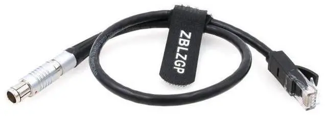 Alt view image 4 of 5 - ZBLZGP Fisher 8-pin Male to Ethernet RJ45 PC Data Transfer Ultrahigh-Speed Cable for Phantom VEO S 4K Camera (1M)